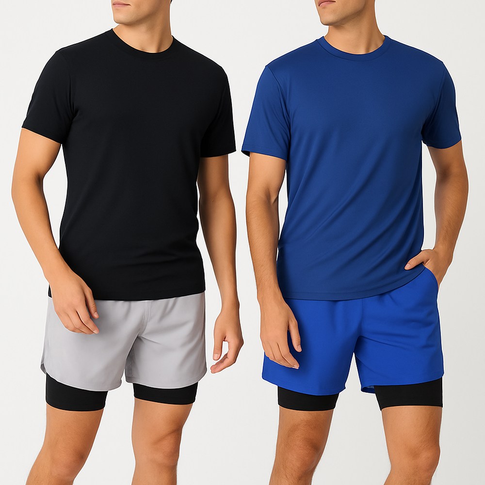 1+1 브랜드엘 헬스 반바지 러닝쇼츠 짐웨어 러닝복 투인원 러닝 팬츠 헬스복 33,900원