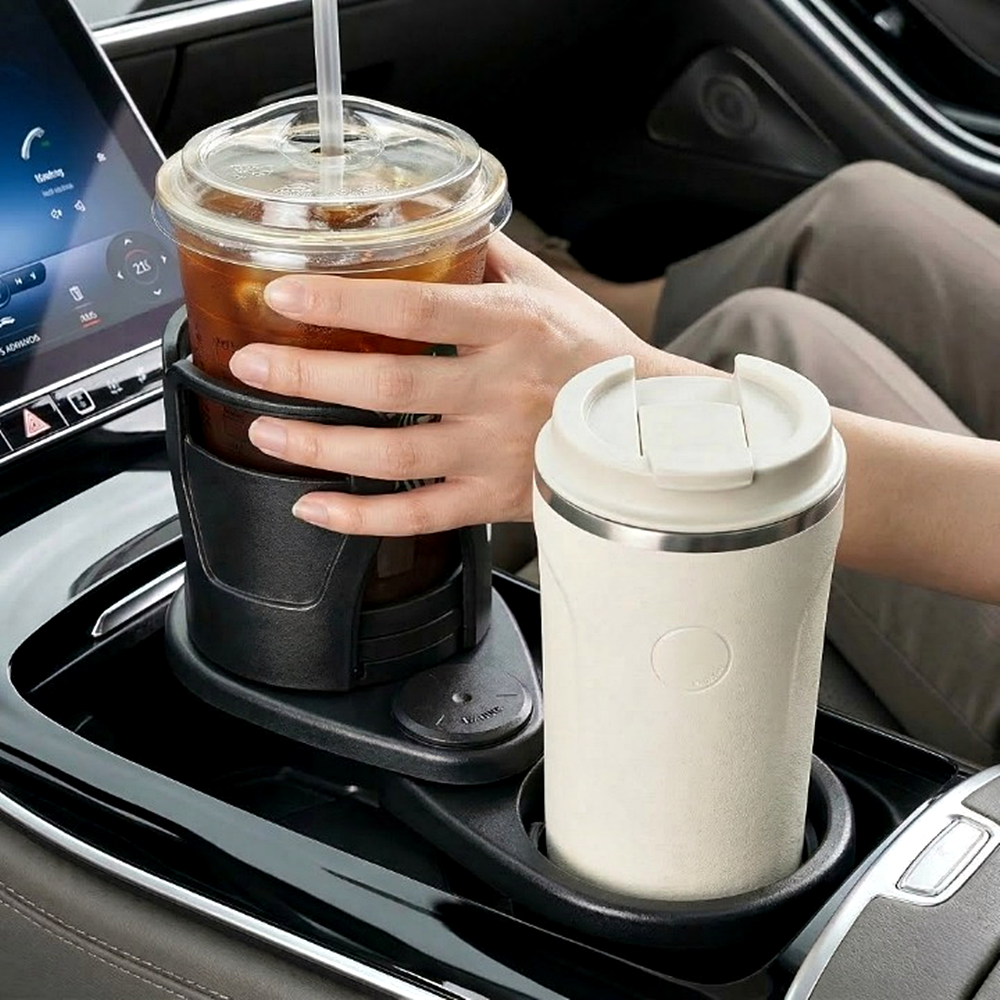 쏙쏙홈즈 회전 확장 2구 차량용 컵홀더, 블랙, 1개 11,300원