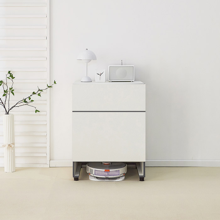 퍼스웰 로봇청소기 수납장 로보락 수납장.서랍형.일반(HA_109), 화이트 93,000원