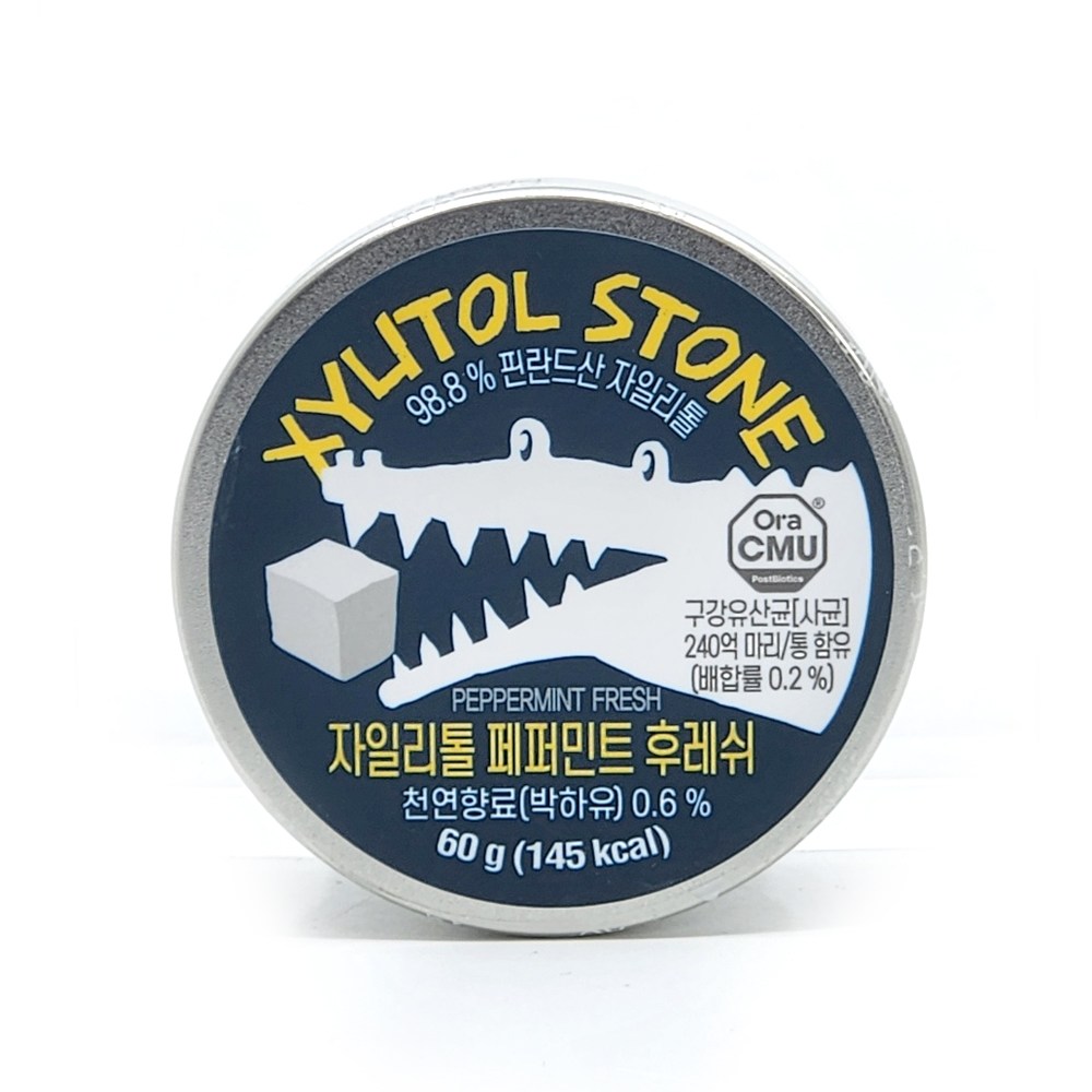 구강유산균함유 자이리톨스톤 (천연박하유) 무설탕 11,580원
