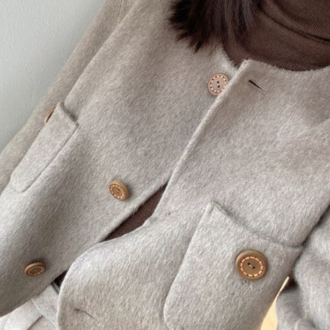 신상코트 여성 가을겨울 루즈핏 모직 아우터 고급스러운 슬림 65,200원