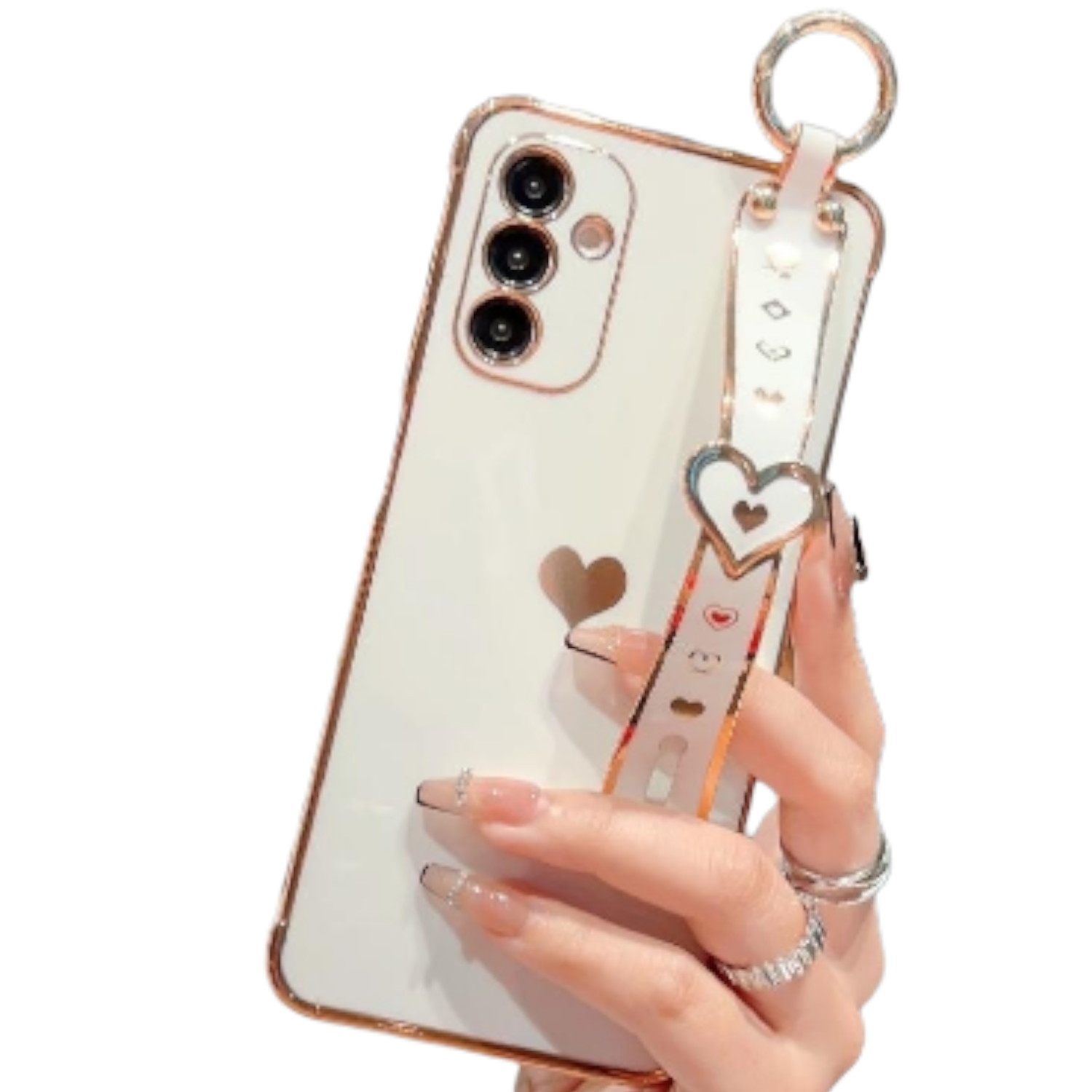 럭스폰 갤럭시 하트 스트랩 케이스 12,400원