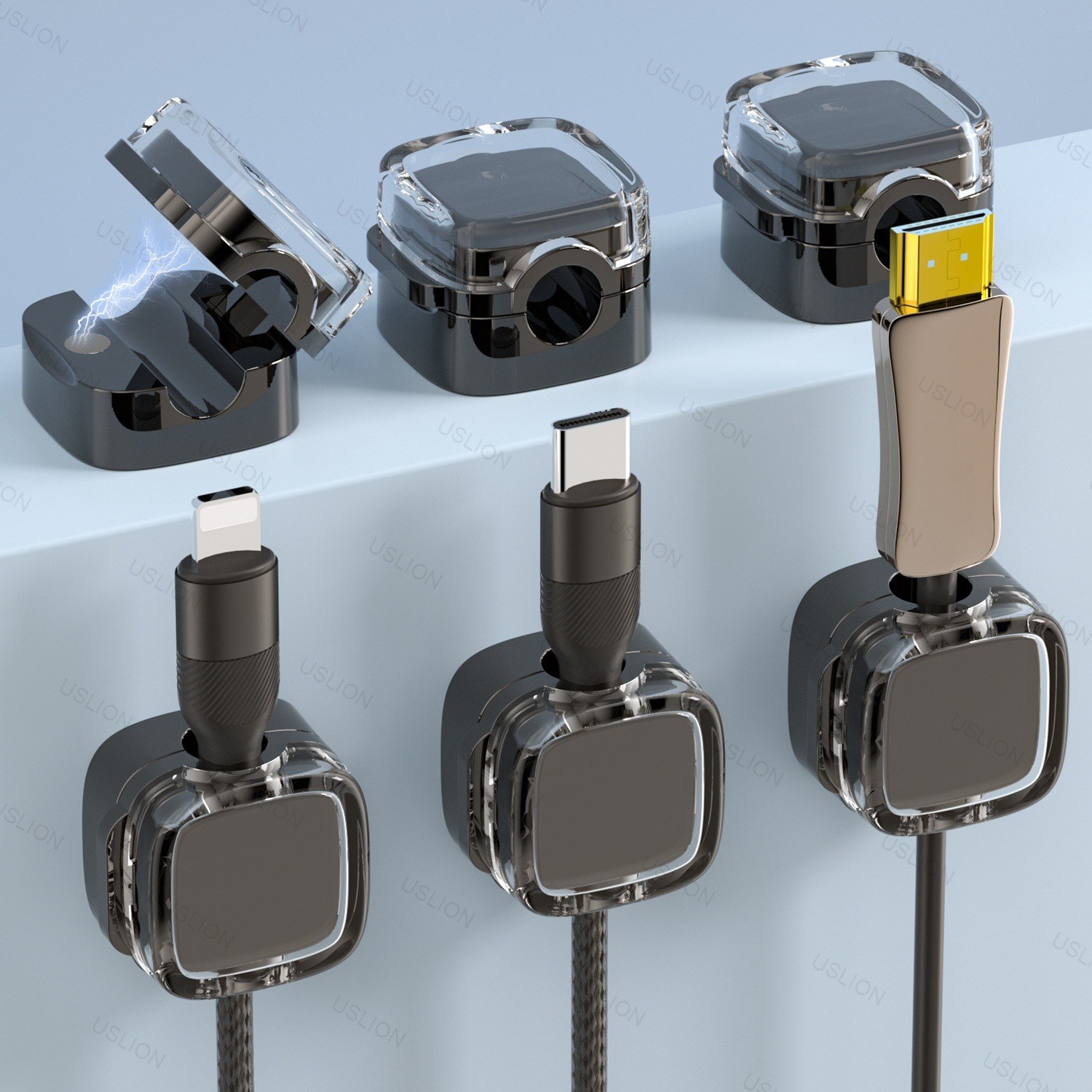 도르나솔 마그네틱 케이블 홀더 선정리 6개 6,900원