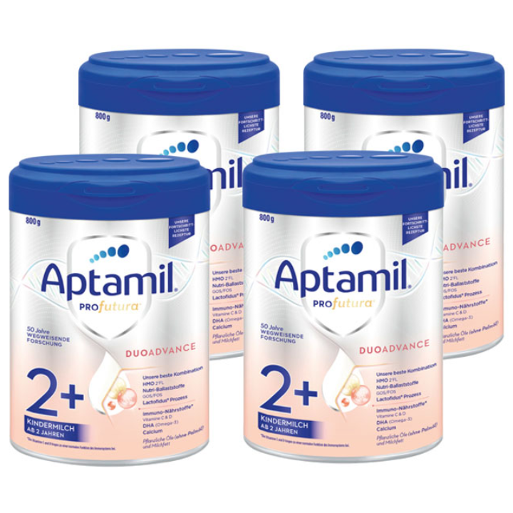 [독일직항] 압타밀 프로푸트라 킨더밀쉬 2+ (24개월이상) 800g x 4통, 800g, 4박스 140,000원