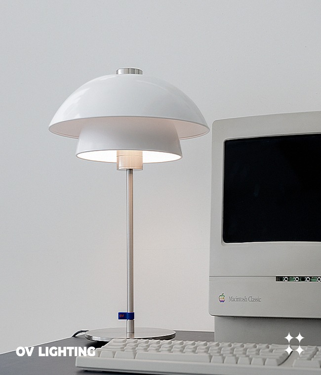 북유럽 스탠드 갓조명 화이트 e26 유선 둥근 심플 탁상등 독서등 211,680원