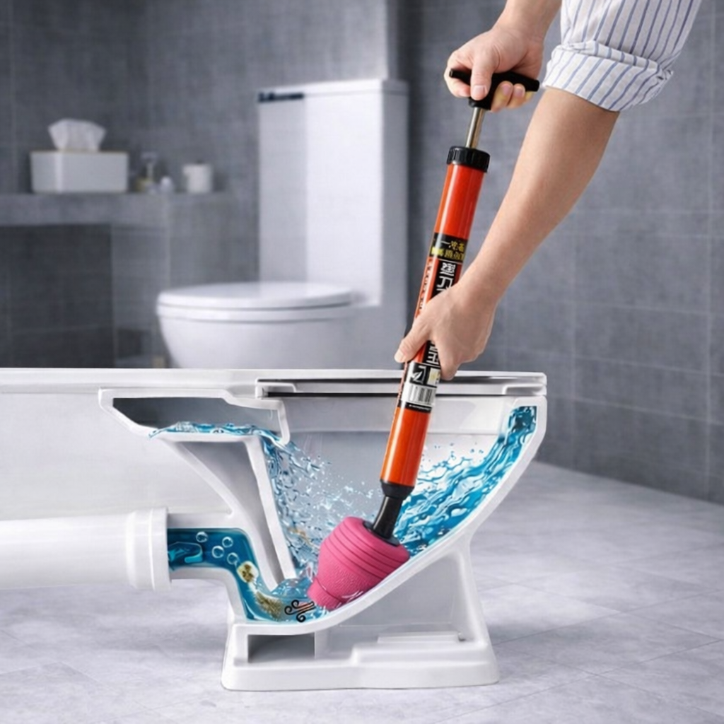 동이홈 막힘제거 강력한 압력 화장실 변기뚫어뻥, 레드 10,000원