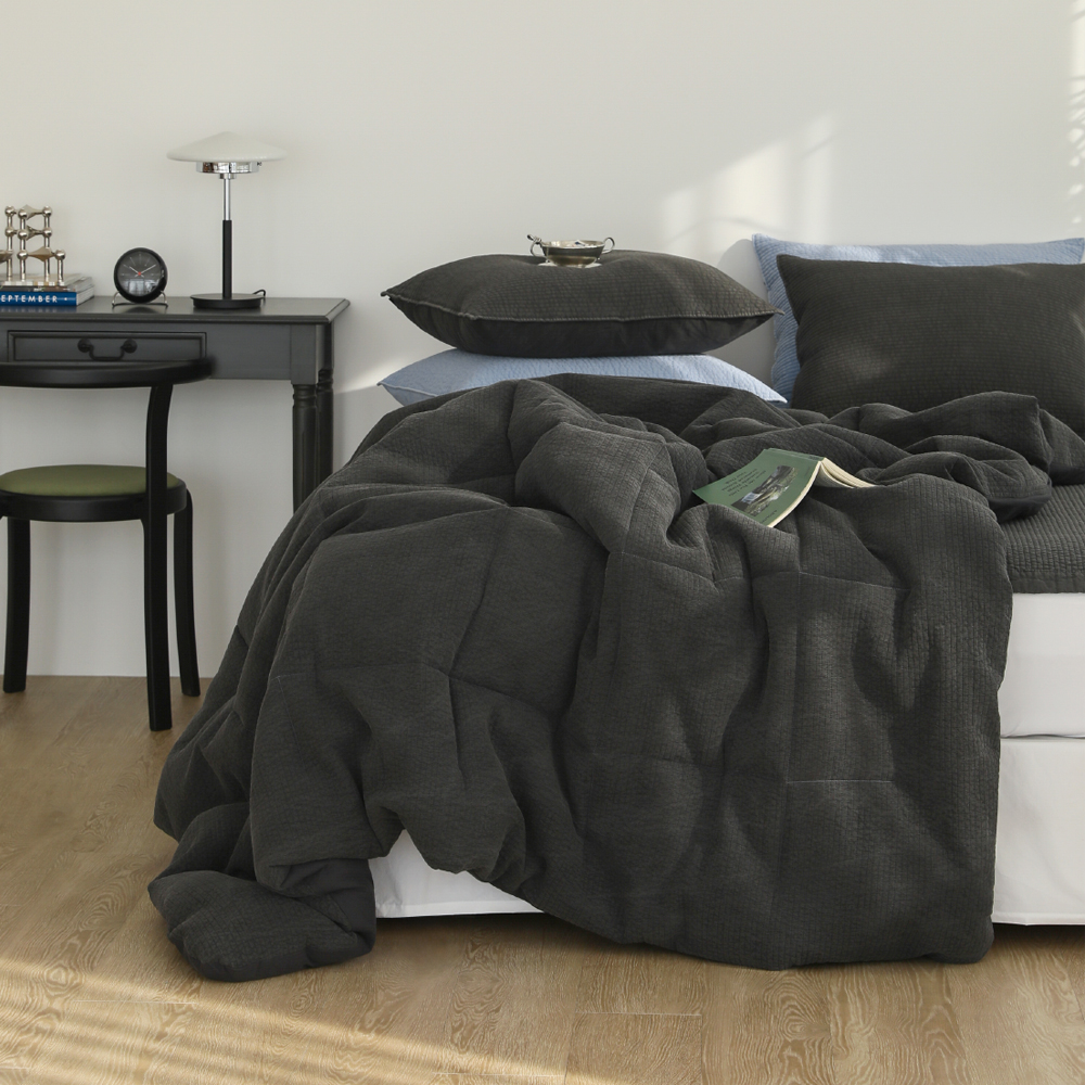 헬로우슬립 코튼브리즈 순면 줄누빔 차렵이불 세트 134,650원