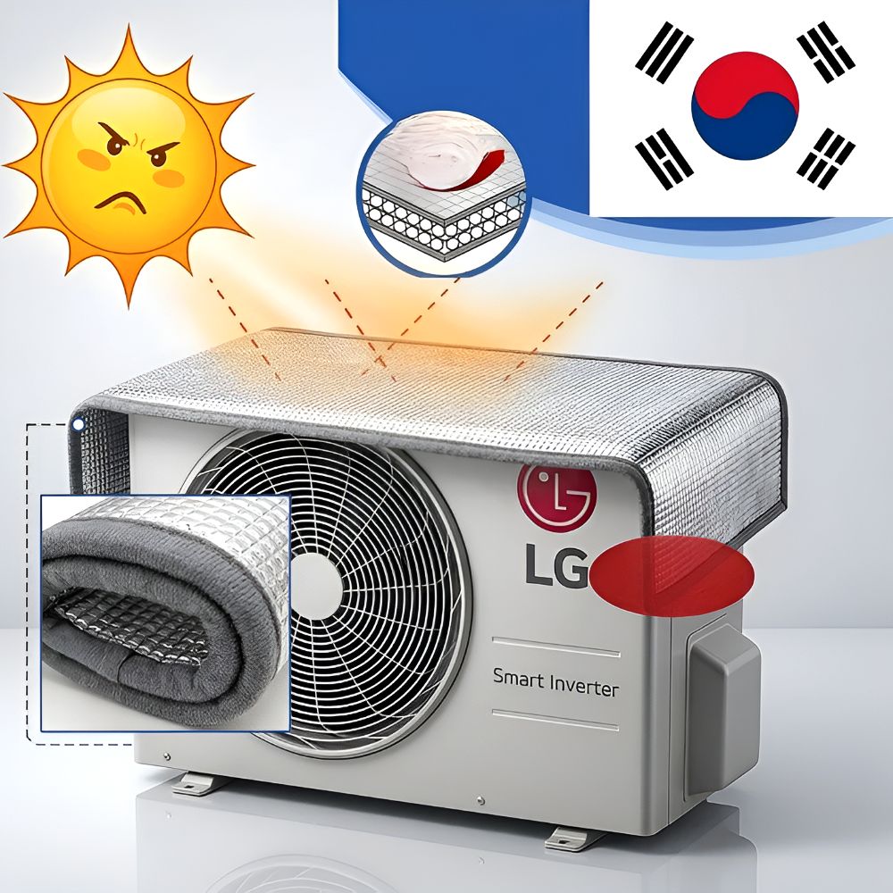 에어컨실외기커버 110X45cm 국내생산 4층단열구조, 하드론 35,000원