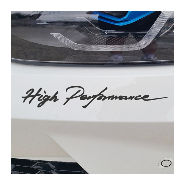 하이퍼포먼스 튜닝스티커, 1개, 라지+실버 4,900원