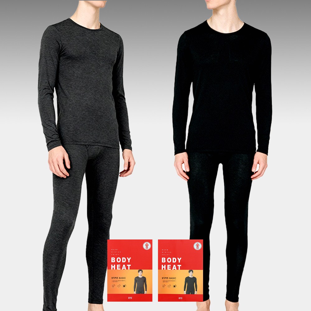 BYC BODYHEAT 남자 발열 보온 내복 상하 1매+1매 DBS0197_2S 77,900원