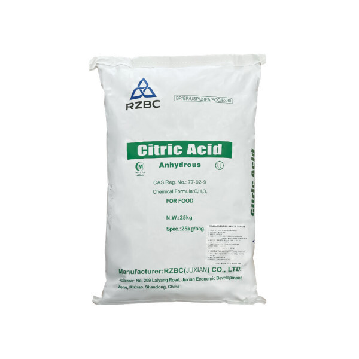 한내음 구연산(무수) RZBC 식품첨가용 등급 57,000원
