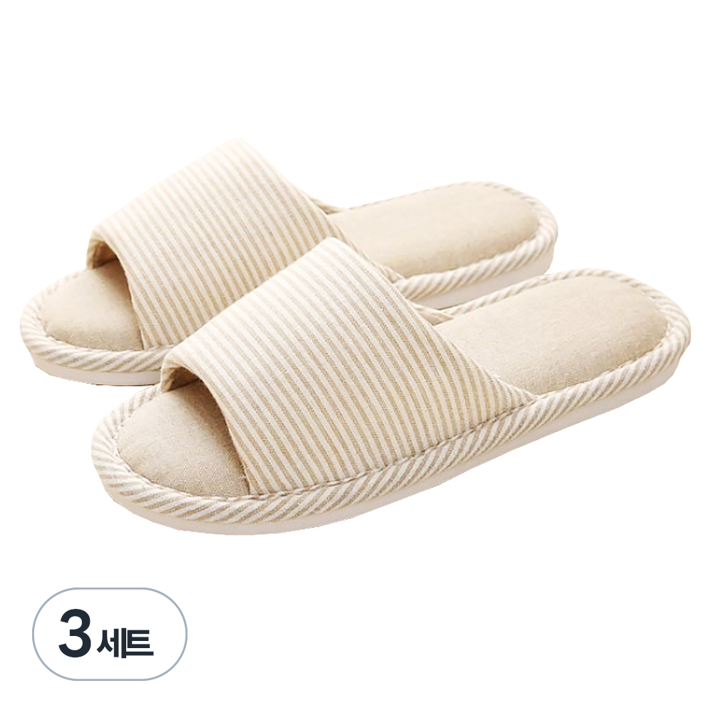 알럽홈 스트라이프 린넨 거실화 23,870원