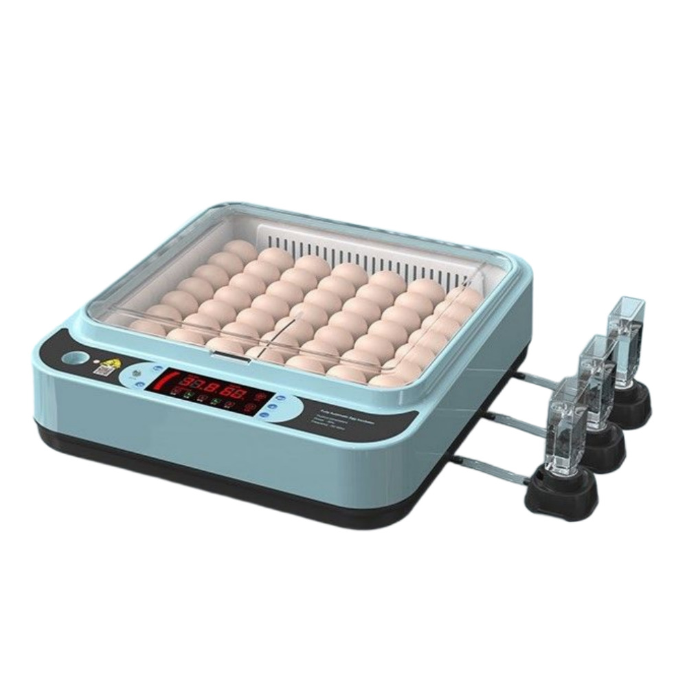 에그룸 병아리부화기 56구 64구 가정용 계란 달걀 메추리 닭 자동전란 스마트온습도 조절, 2세트, 스카이블루 140,000원