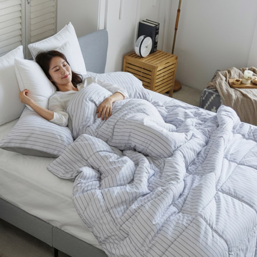 나드레타 호주산 양모 호텔감성 양면 이불(인테리어에 맞춰 양면으로 활용 가능합니다) 69,900원