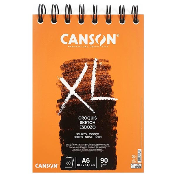 캔숀 XL크로키북 CA787-230 90g A6 60매 스프링상철, 현재가 28,650원