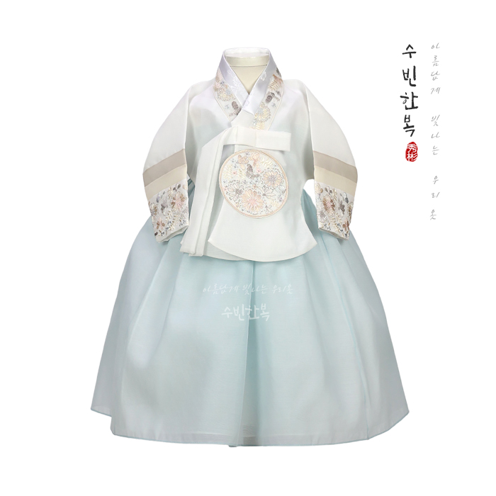 (백일,1~15세)희진여아한복 자수당의+7종치마 71,000원