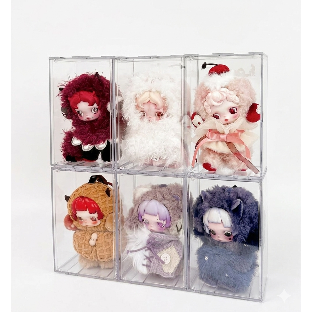 라부부 호환 케이스 피규어 투명 보관함 전시함, 1개 10,500원