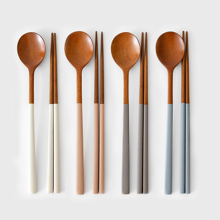 니코트 우드 4인 라운드 수저세트 25,960원