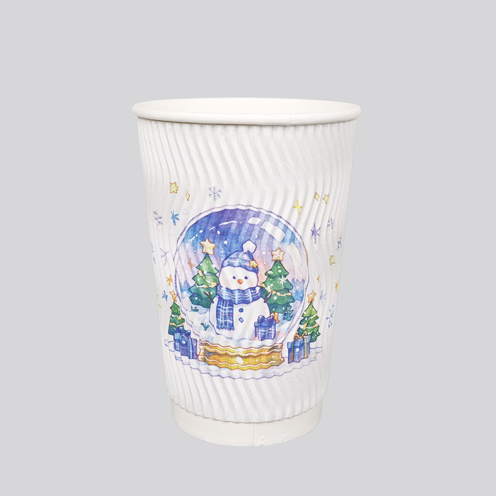 [박스] 3중 단열 종이컵 스노우시리즈 스노우볼 13온스 1박스(500개), 단품 62,000원