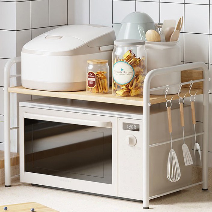 마벨인홈 모던 2단 렌지 겸용 멀티 선반, 우드, 1개 21,320원