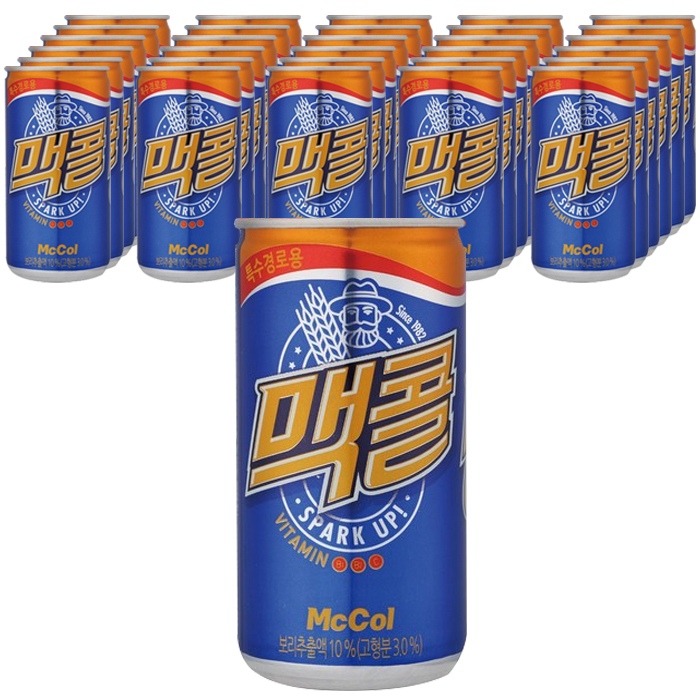 일화 맥콜 캔, 190ml, 60개 31,800원