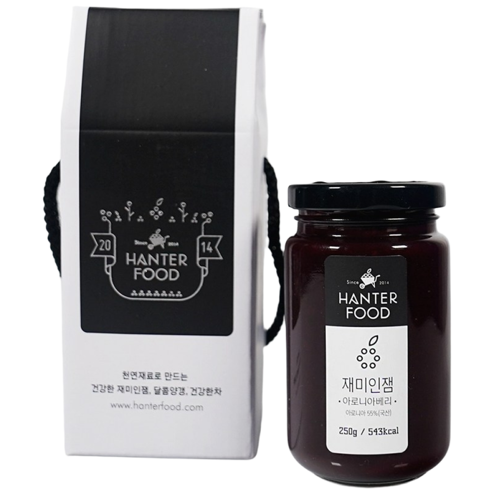 한터식품 무설탕 아로니아베리잼, 1개, 250g 8,300원
