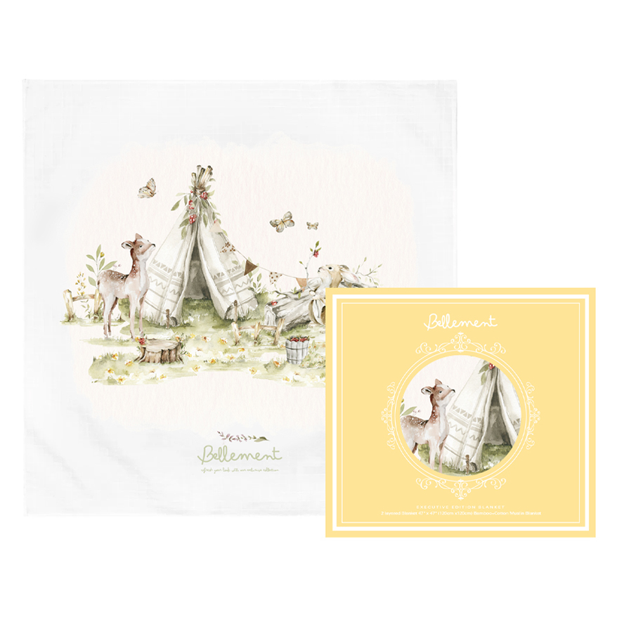 벨몽 유아용 4겹 뱀부코튼 로열 블랭킷 51,940원