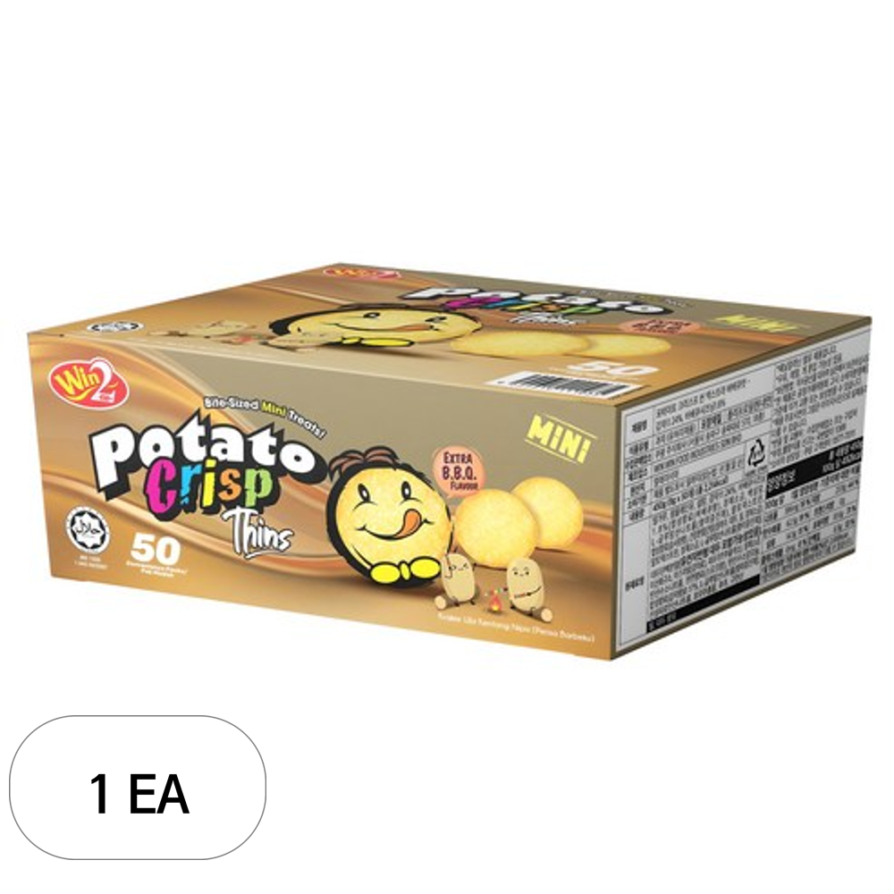 윈윈푸드 포테이토크리스프 씬 엑스트라 바베큐맛 50p 12,610원