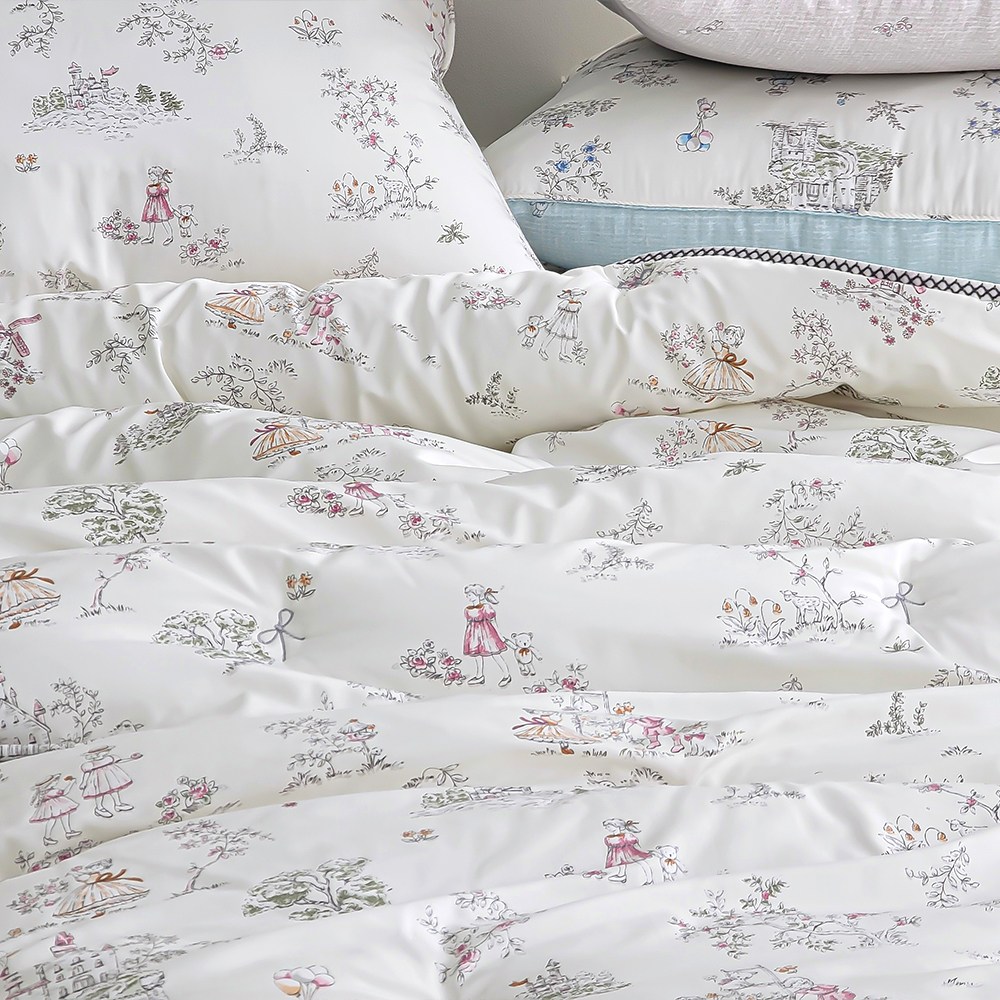 아르떼베딩 비엘라 콜라겐 텐셀 먼지없는 알러지케어 차렵이불 옥수수솜 침구 SS Q 179,000원