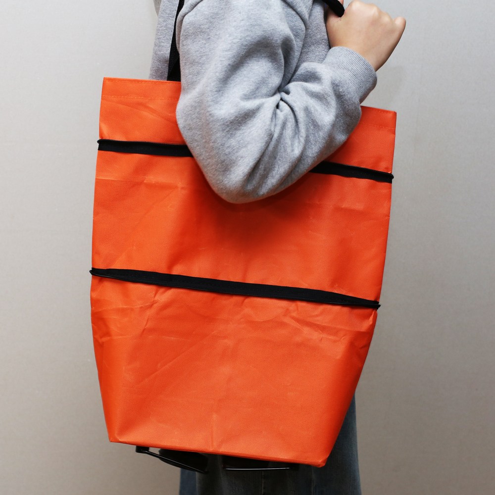 다용도 접이식 쇼핑카트 확장형 핸드카트 시장바구니 10,000원