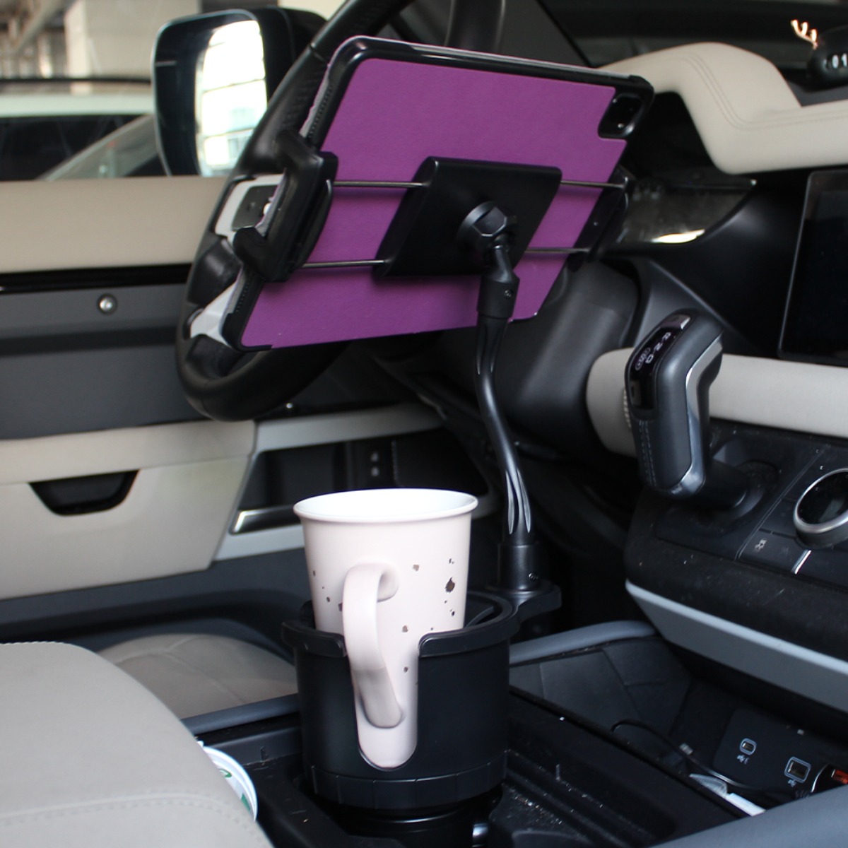 믿추 차량용 태블릿 컵홀더 조절식 핸드폰 거치대 35,300원