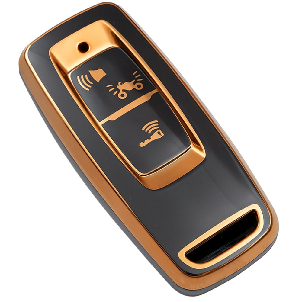 혼다 PCX 오토바이 바이크 TPU 스마트 키케이스 키홀더 키링, 1개, BTA01_블랙골드 9,900원