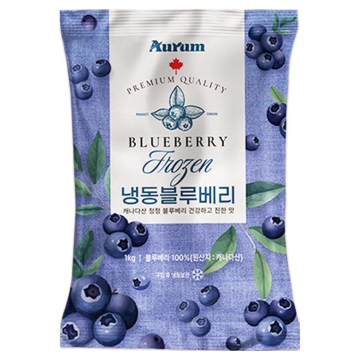아우름 냉동블루베리 캐나다산 1kg, 2개, 냉동 블루베리 23,600원