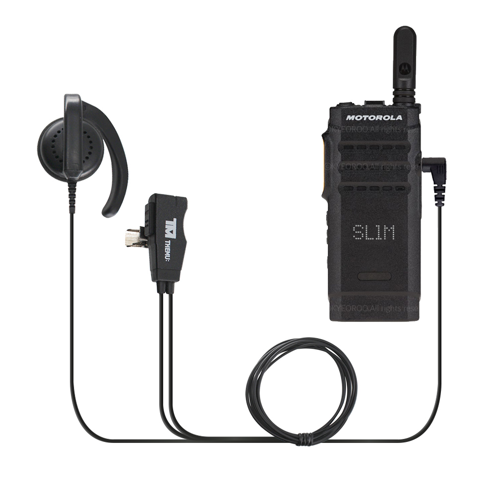 모토로라 SL1M/SL2M 슬림 무전기용 귀걸이형 더뮤 힐링이어마이크 리시버 인이어 전용1핀 14,000원