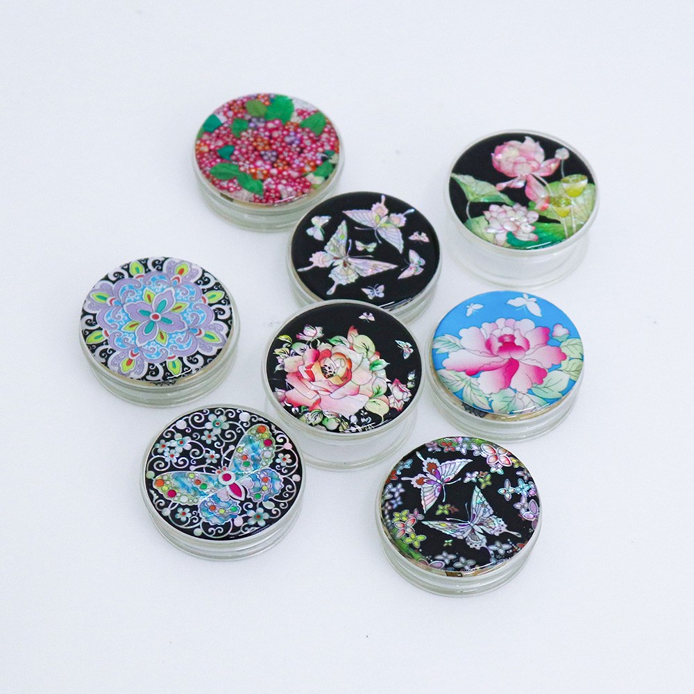 자개 민화 그립 톡홀더 (꽃과나비) 나전칠기 스마트톡 핸드폰 거치대 맥세이프 국립중앙박물관굿즈 6,500원