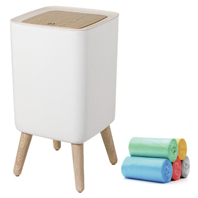 hillo 이지 원터치 주방 다용도 휴지통 + 봉투 5종 x 20p 세트 22,550원