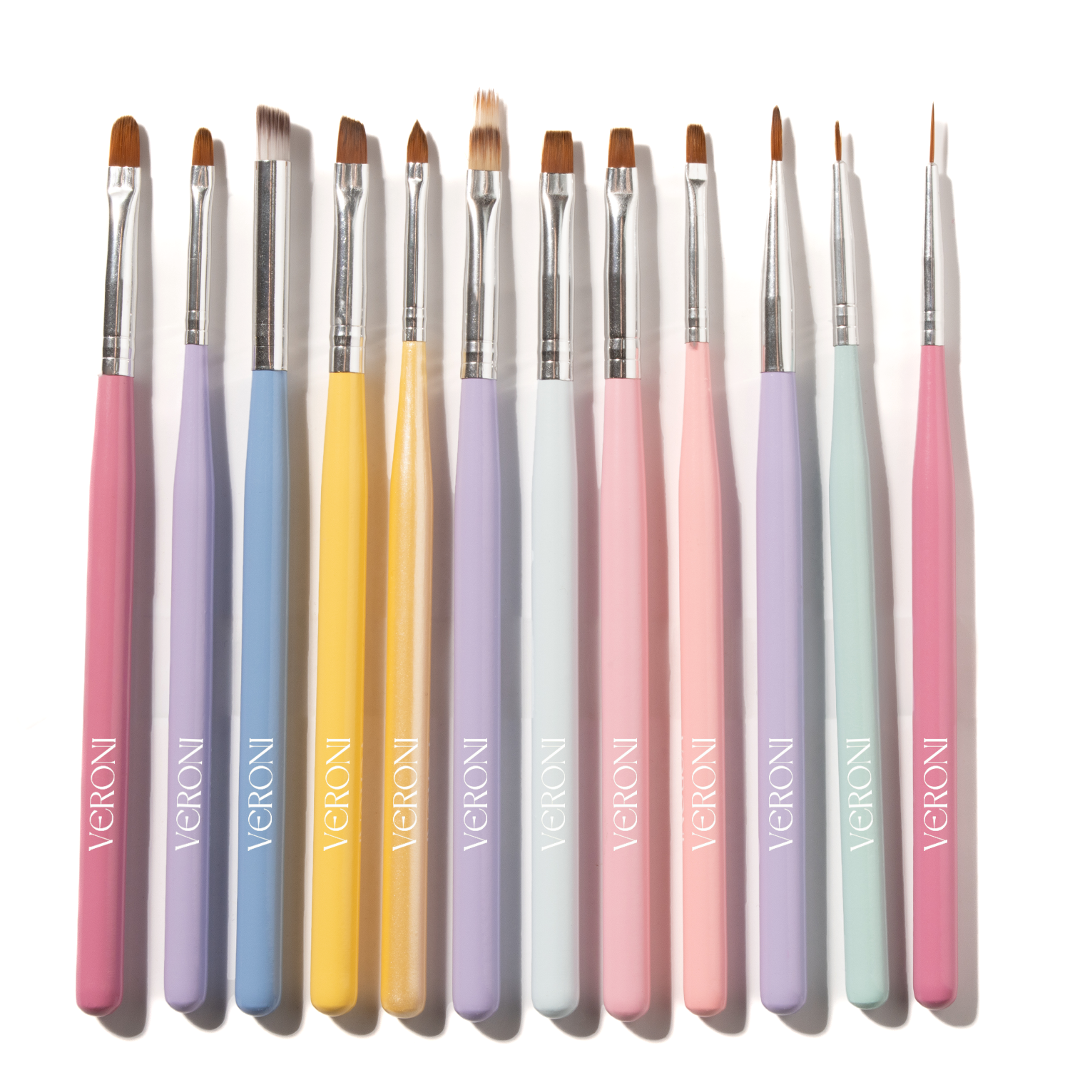 베로니 젤 네일 브러쉬 파스텔 12종 세트, 1세트, 파스텔 9,790원