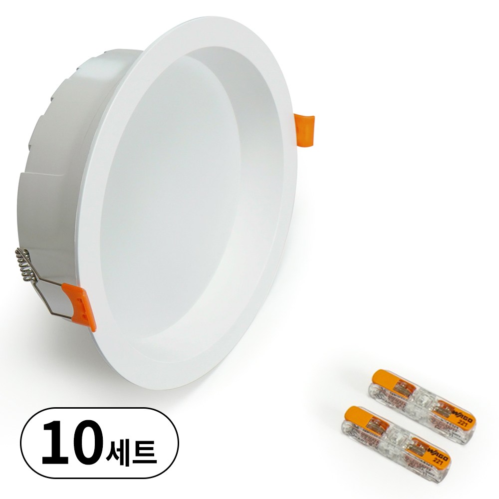 [DIY셀프설치] 오스람 LED 움푹 다운라이트 6인치 20W 4000K(아이보리빛), 주백색, 10개 99,900원