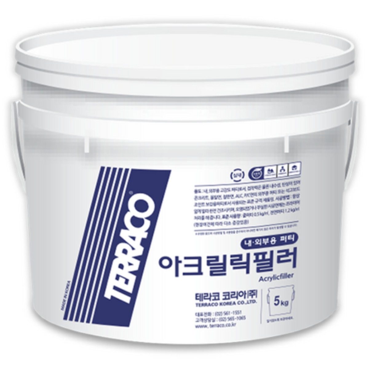 테라코 아크릴릭필러 외부용 퍼티 19,800원