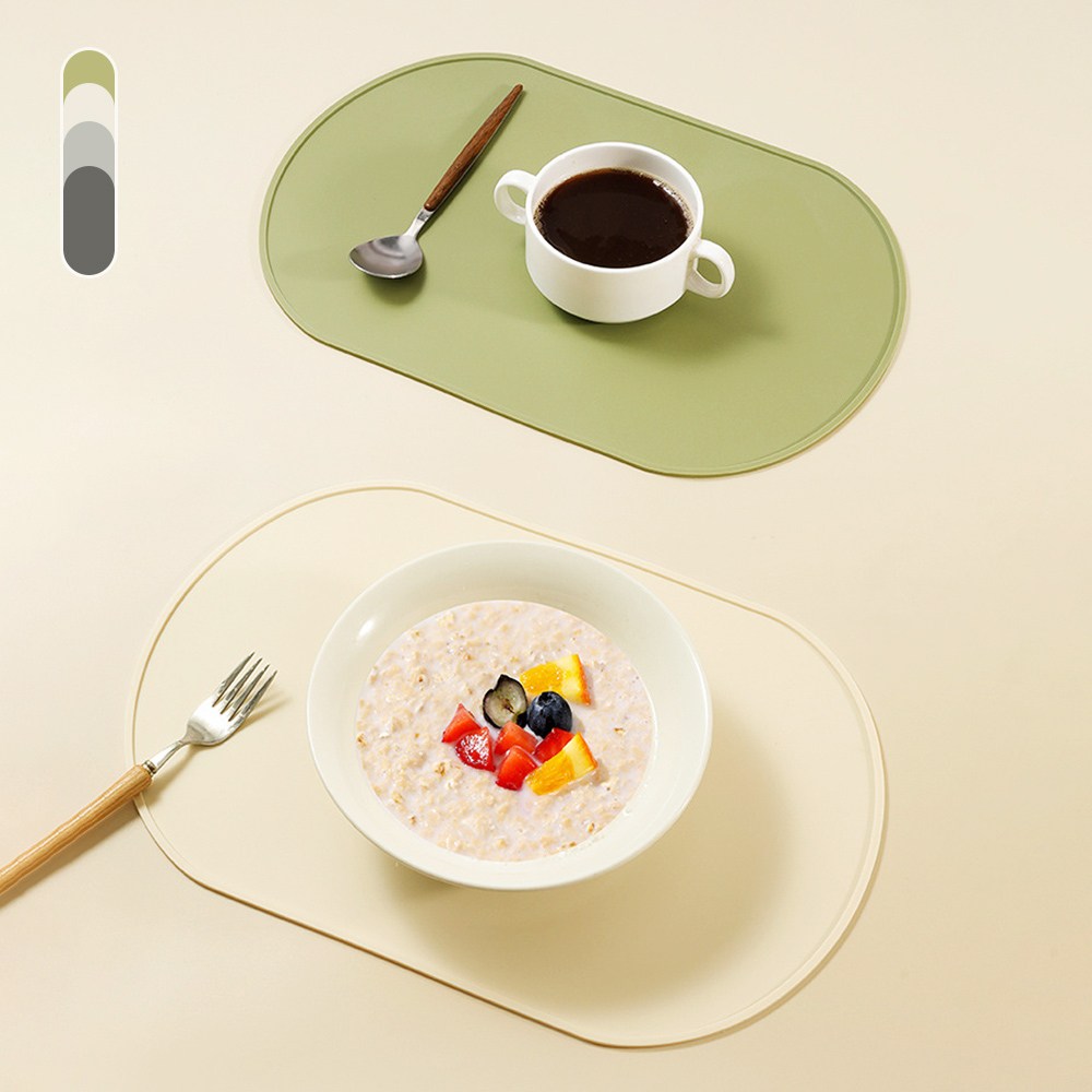 코지스 실리콘 식탁매트 2p 세트, 인디핑크, 2개, 39x26.5cm 16,200원