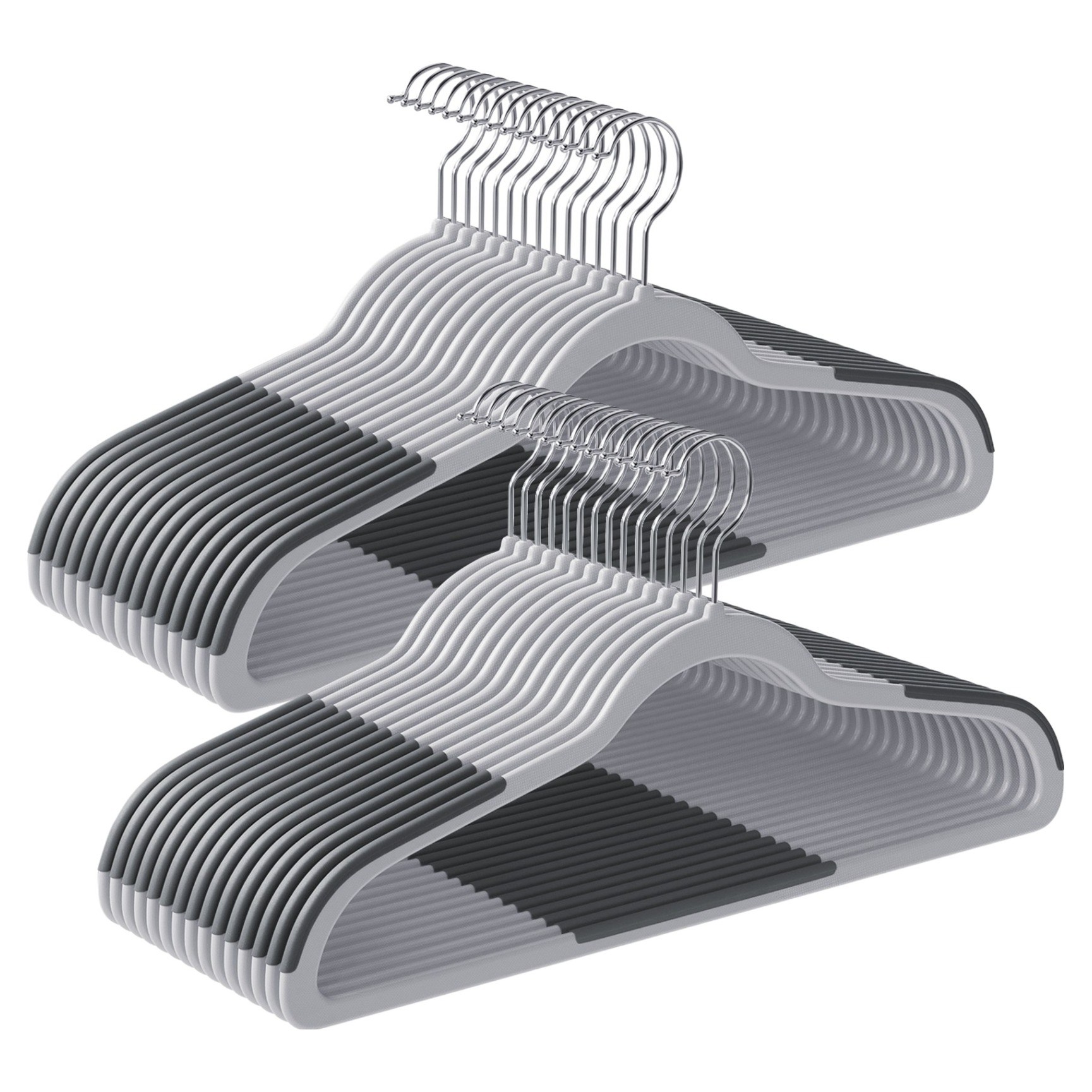 SONGMICS 어깨 뿔 방지 논슬립 플라스틱 회전형 옷걸이, 그레이, 50개 22,640원