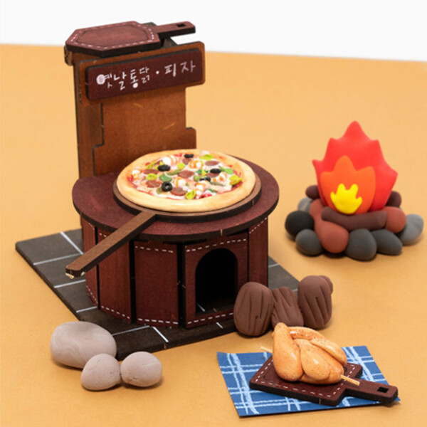 화덕 피자 클레이아트 만들기 패키지 음식모형 3,800원