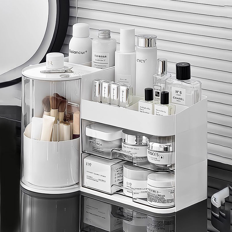 YONIVI 화장품 정리함 정리대 향수 정리 서랍 수납장, 크림색, 1개 30,000원