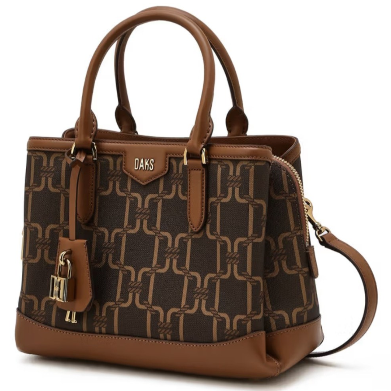 닥스>> [선물추천] 닥스 브라운 로고장식 여성 토트백 (WCBA5E105W2) 334,000원