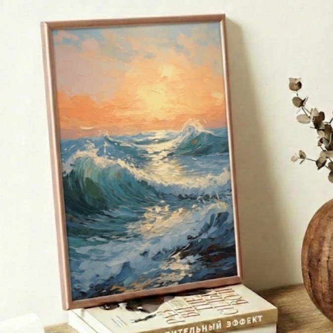 UV 아크릴 인쇄기법 수채화 NO8, 로즈골드 39,900원