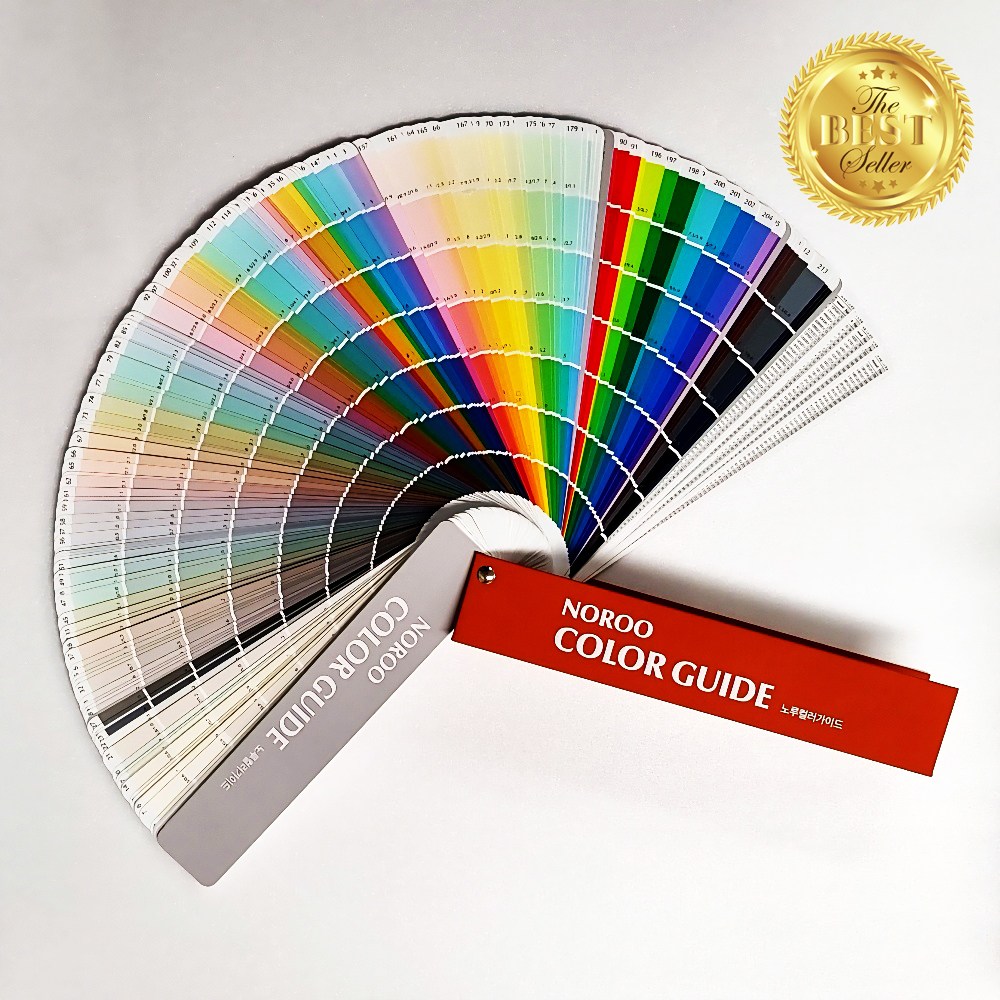 노루페인트 2025년 컬러가이드 1512색상 페인트 컬러북 색상표 컬러칩 먼셀코드 팬톤컬러 CMYK 조색표, 1개 139,050원