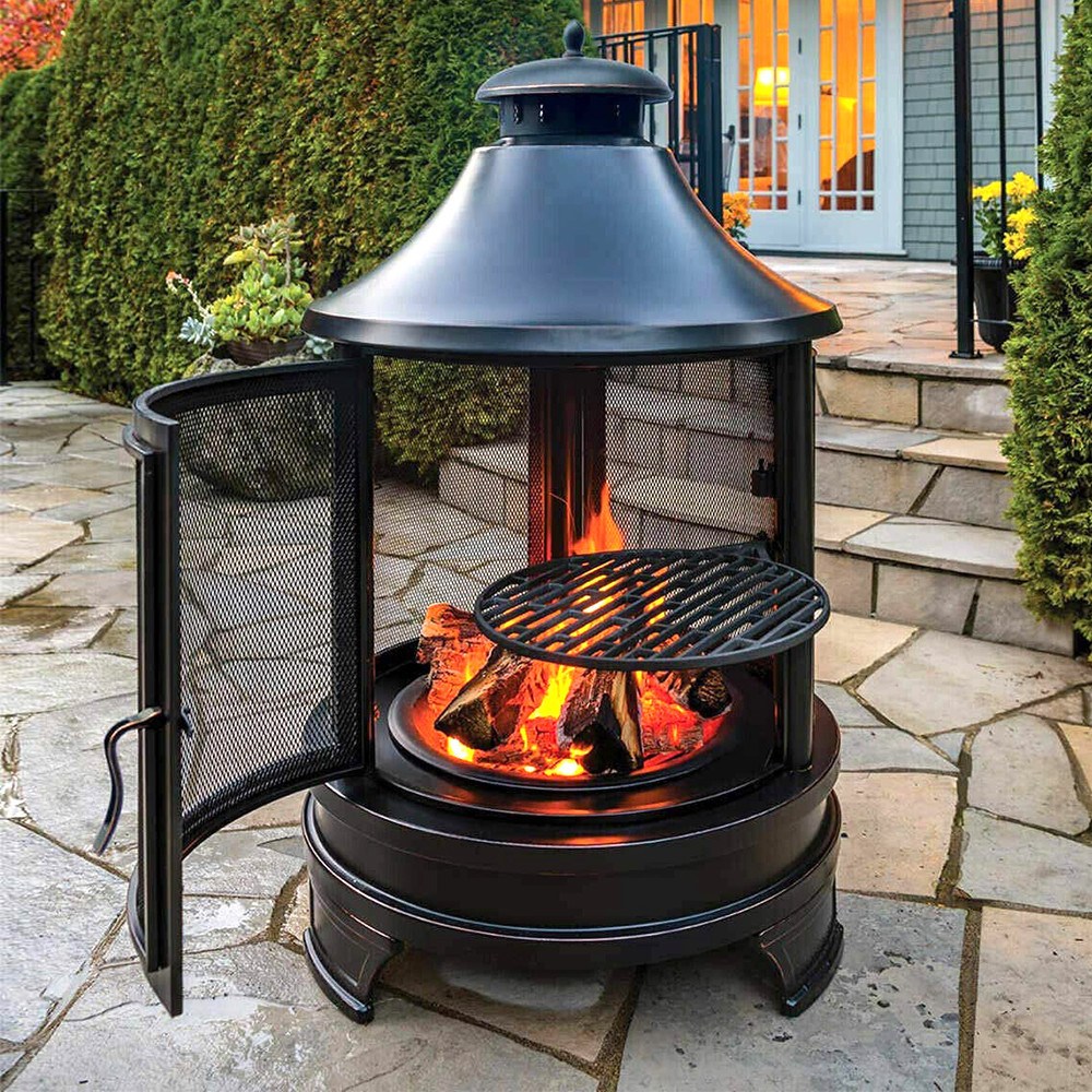 이엔제이 쿠킹 화로 바베큐 그릴 장작 화목 난로 정원 펜션 감성 캠핑 불멍 269,000원