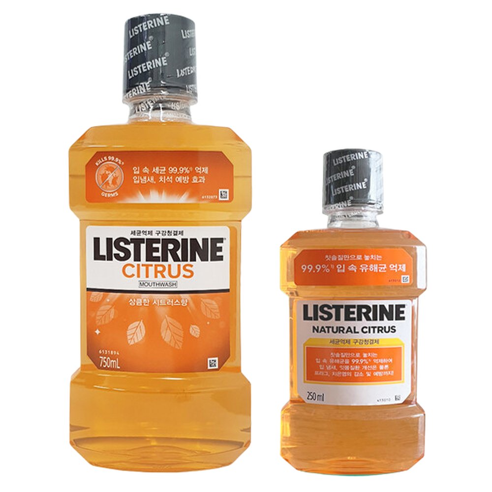 리스테린 시트러스 750ml+250ml 19,430원