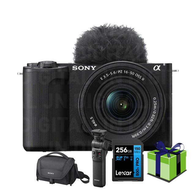 소니 ZV-E10M2K 렌즈킷 GP-VPT2BT 렉사4K256G U21가방외 프리미엄패키지 미러리스카메라 1,590,000원