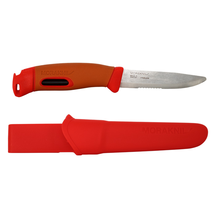 모라 14478 스웨덴 나이프 컴페니언 스파크 이머전시 99mm, 1개, 오렌지레드 51,000원